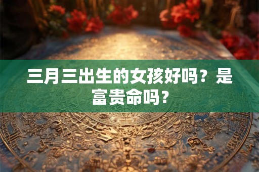 三月三出生的女孩好吗?是富贵命吗? 三月三出生的女孩好吗?是富贵命吗?