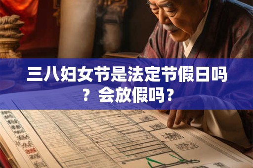 三八妇女节是法定节假日吗?会放假吗? 三八妇女节是法定节假日吗?会放假吗?