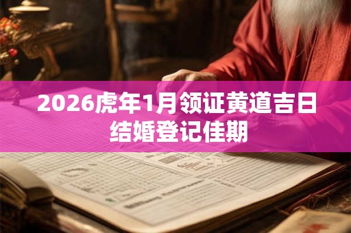 2026虎年1月领证黄道吉日 结婚登记佳期 2026虎年1月领证黄道吉日 结婚登记佳期
