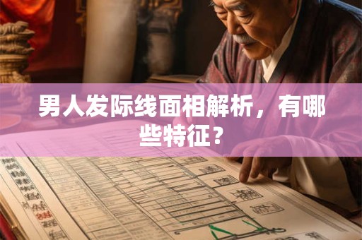 男人发际线面相解析,有哪些特征? 男人发际线面相解析,有哪些特征?