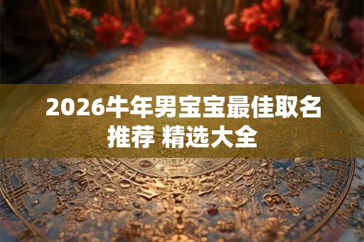 2026牛年男宝宝最佳取名推荐 精选大全