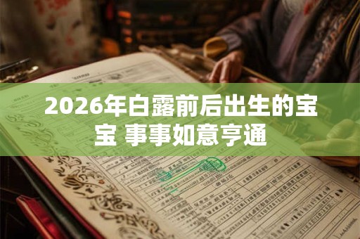 2026年白露前后出生的宝宝 事事如意亨通 2026年白露前后出生的宝宝 事事如意亨通