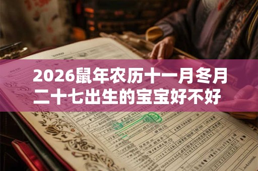 2026鼠年农历十一月冬月二十七出生的宝宝好不好 五行缺什么 2026鼠年农历十一月冬月二十七出生的宝宝好不好 五行缺什么