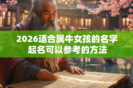 2026适合属牛女孩的名字 起名可以参考的方法 2026适合属牛女孩的名字 起名可以参考的方法