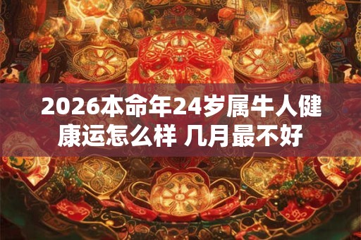 2026本命年24岁属牛人健康运怎么样 几月最不好 2026本命年24岁属牛人健康运怎么样 几月最不好