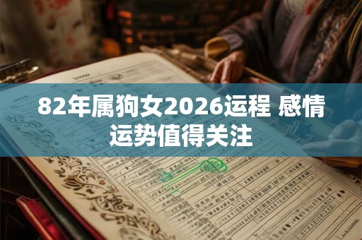 82年属狗女2026运程 感情运势值得关注