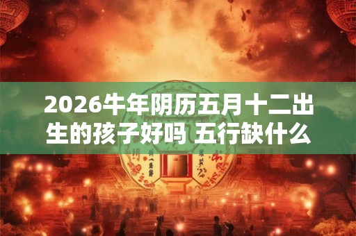 2026牛年阴历五月十二出生的孩子好吗 五行缺什么