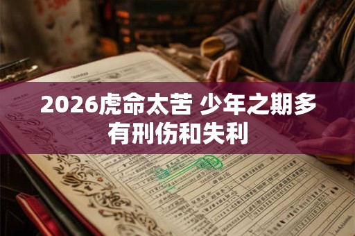 2026虎命太苦 少年之期多有刑伤和失利 2026虎命太苦 少年之期多有刑伤和失利