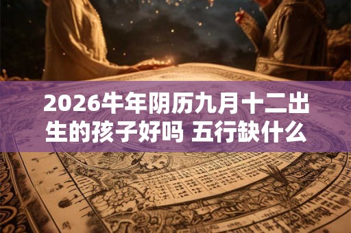 2026牛年阴历九月十二出生的孩子好吗 五行缺什么