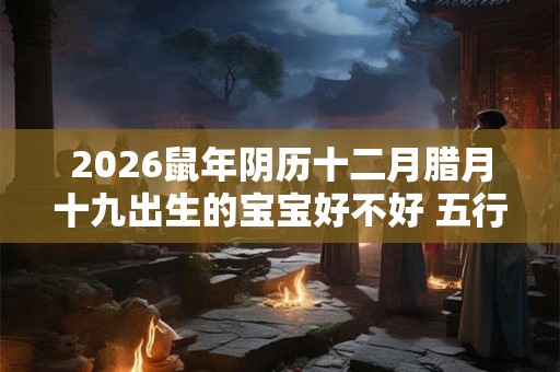 2026鼠年阴历十二月腊月十九出生的宝宝好不好 五行缺什么 2026鼠年阴历十二月腊月十九出生的宝宝好不好 五行缺什么