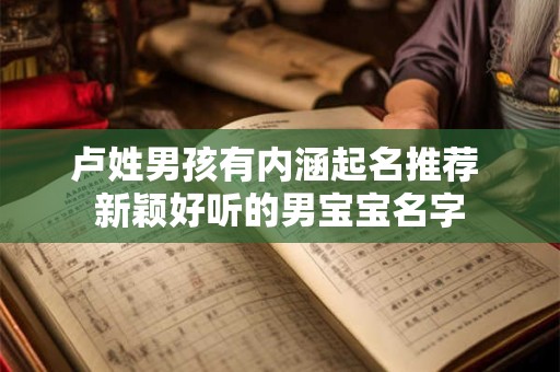 卢姓男孩有内涵起名推荐 新颖好听的男宝宝名字 卢姓男孩有内涵起名推荐 新颖好听的男宝宝名字