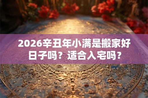 2026辛丑年小满是搬家好日子吗?适合入宅吗? 2026辛丑年小满是搬家好日子吗?适合入宅吗?