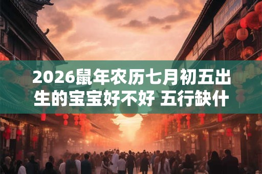 2026鼠年农历七月初五出生的宝宝好不好 五行缺什么 2026鼠年农历七月初五出生的宝宝好不好 五行缺什么