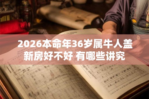 2026本命年36岁属牛人盖新房好不好 有哪些讲究 2026本命年36岁属牛人盖新房好不好 有哪些讲究