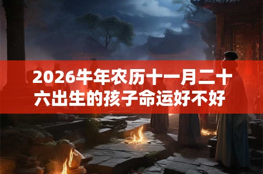 2026牛年农历十一月二十六出生的孩子命运好不好 八字旺吗 2026牛年农历十一月二十六出生的孩子命运好不好 八字旺吗