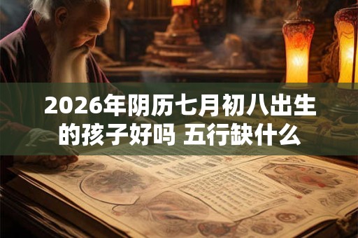 2026年阴历七月初八出生的孩子好吗 五行缺什么 2026年阴历七月初八出生的孩子好吗 五行缺什么