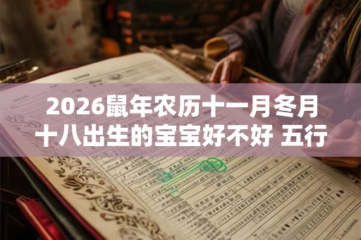 2026鼠年农历十一月冬月十八出生的宝宝好不好 五行缺什么 2026鼠年农历十一月冬月十八出生的宝宝好不好 五行缺什么