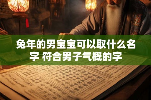 兔年的男宝宝可以取什么名字 符合男子气概的字 兔年的男宝宝可以取什么名字 符合男子气概的字