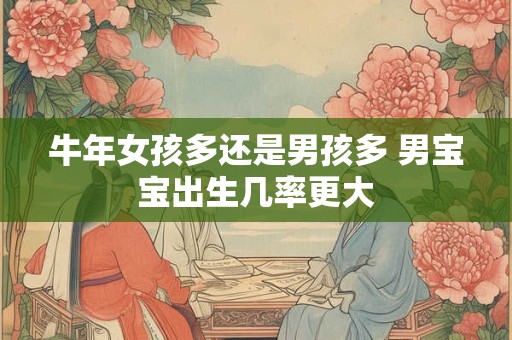 牛年女孩多还是男孩多 男宝宝出生几率更大 牛年女孩多还是男孩多 男宝宝出生几率更大
