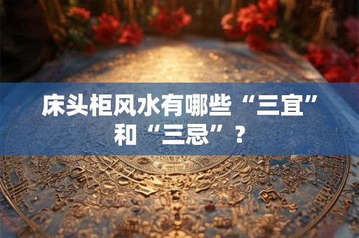 床头柜风水有哪些“三宜”和“三忌”? 床头柜风水有哪些“三宜”和“三忌”?