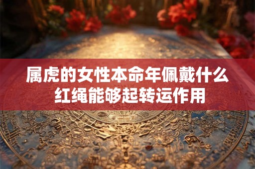 属虎的女性本命年佩戴什么 红绳能够起转运作用