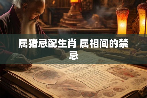 属猪忌配生肖 属相间的禁忌 属猪忌配生肖 属相间的禁忌