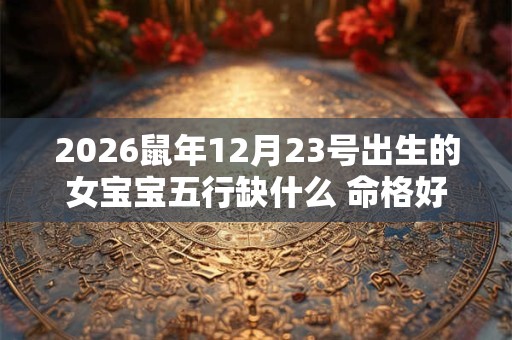 2026鼠年12月23号出生的女宝宝五行缺什么 命格好吗 2026鼠年12月23号出生的女宝宝五行缺什么 命格好吗