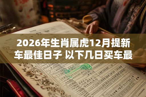 2026年生肖属虎12月提新车最佳日子 以下几日买车最为合适