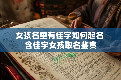 女孩名里有佳字如何起名 含佳字女孩取名鉴赏 女孩名里有佳字如何起名 含佳字女孩取名鉴赏