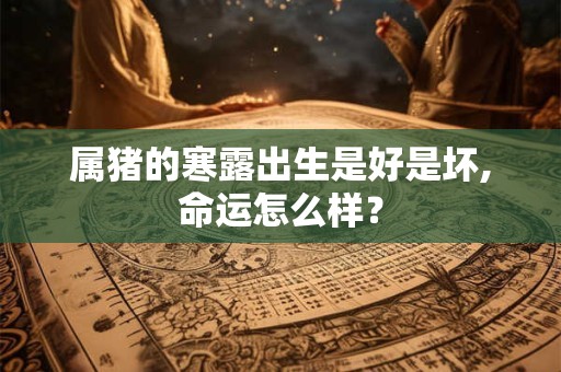 属猪的寒露出生是好是坏,命运怎么样? 属猪的寒露出生是好是坏,命运怎么样?