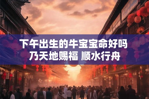 下午出生的牛宝宝命好吗 乃天地赐福 顺水行舟 下午出生的牛宝宝命好吗 乃天地赐福 顺水行舟