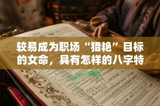 较易成为职场“猎艳”目标的女命，具有怎样的八字特征？