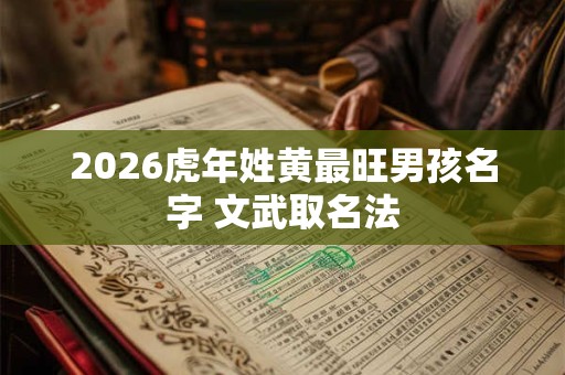 2026虎年姓黄最旺男孩名字 文武取名法