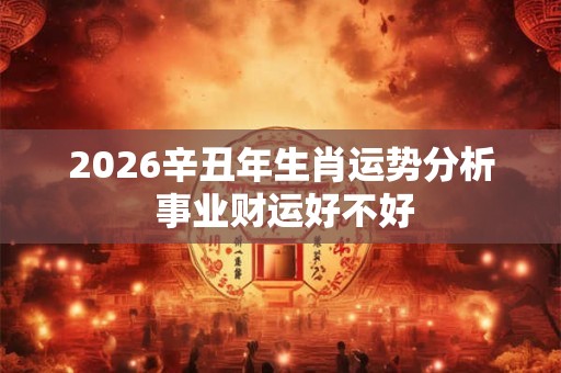 2026辛丑年生肖运势分析 事业财运好不好 2026辛丑年生肖运势分析 事业财运好不好