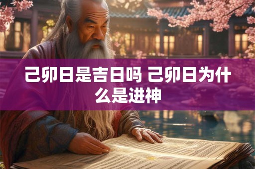 己卯日是吉日吗 己卯日为什么是进神 己卯日是吉日吗 己卯日为什么是进神