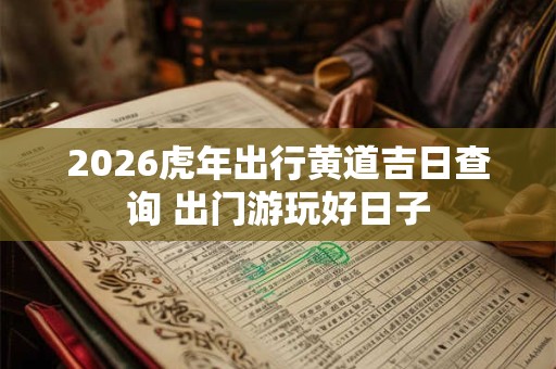 2026虎年出行黄道吉日查询 出门游玩好日子 2026虎年出行黄道吉日查询 出门游玩好日子