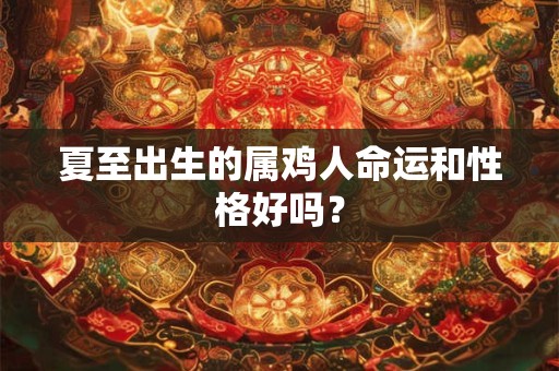 夏至出生的属鸡人命运和性格好吗？