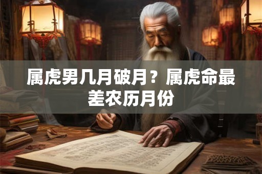 属虎男几月破月？属虎命最差农历月份