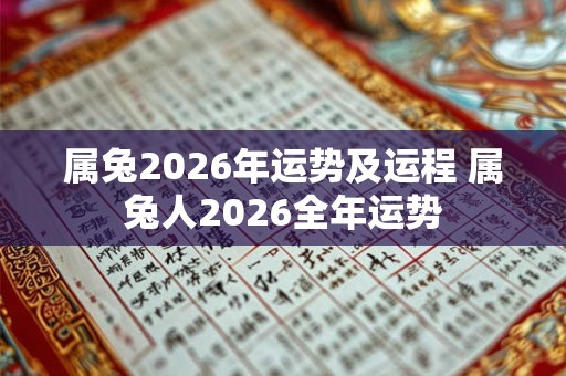 属兔2026年运势及运程 属兔人2026全年运势 属兔2026年运势及运程 属兔人2026全年运势