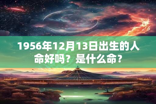 1956年12月13日出生的人命好吗？是什么命？