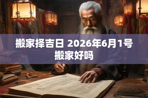 搬家择吉日 2026年6月1号搬家好吗