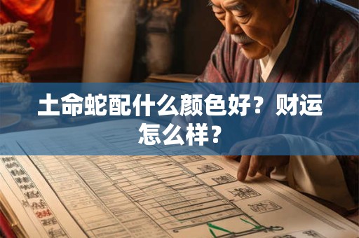 土命蛇配什么颜色好？财运怎么样？