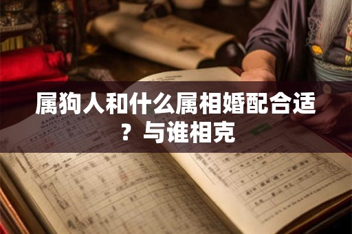 属狗人和什么属相婚配合适?与谁相克 属狗人和什么属相婚配合适?与谁相克