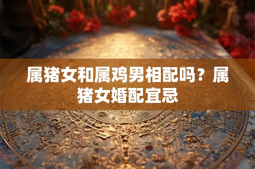 属猪女和属鸡男相配吗？属猪女婚配宜忌