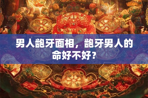 男人龅牙面相,龅牙男人的命好不好? 男人龅牙面相,龅牙男人的命好不好?