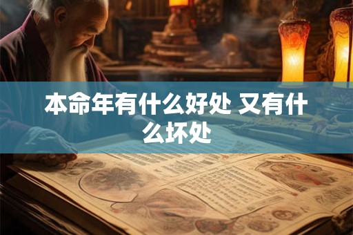 本命年有什么好处 又有什么坏处