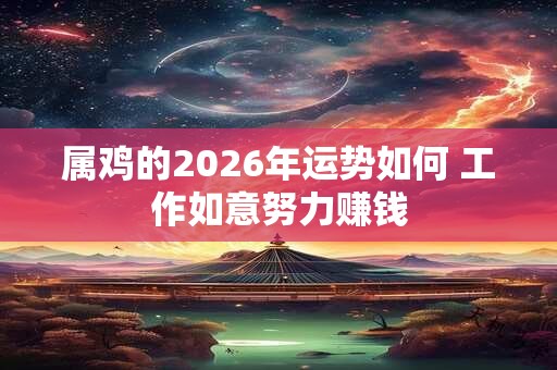 属鸡的2026年运势如何 工作如意努力赚钱