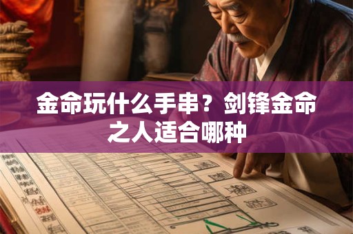 金命玩什么手串?剑锋金命之人适合哪种 金命玩什么手串?剑锋金命之人适合哪种