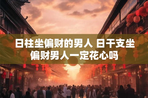 日柱坐偏财的男人 日干支坐偏财男人一定花心吗