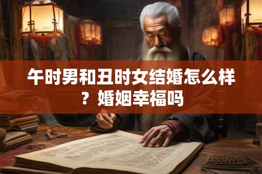 午时男和丑时女结婚怎么样？婚姻幸福吗